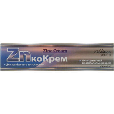 ЦинкоКрем Solution pharm крем по 30 мл у тубах