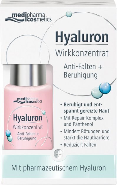 Сироватка для обличчя Hyaluron (Pharma Hyaluron) активний гіалурон-концентрат для відновлення чутливої шкіри, 13 мл
