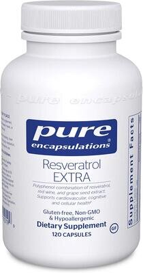 Ресвератрол Екстра Pure Encapsulations Extra Resveratrol, 120 капсул