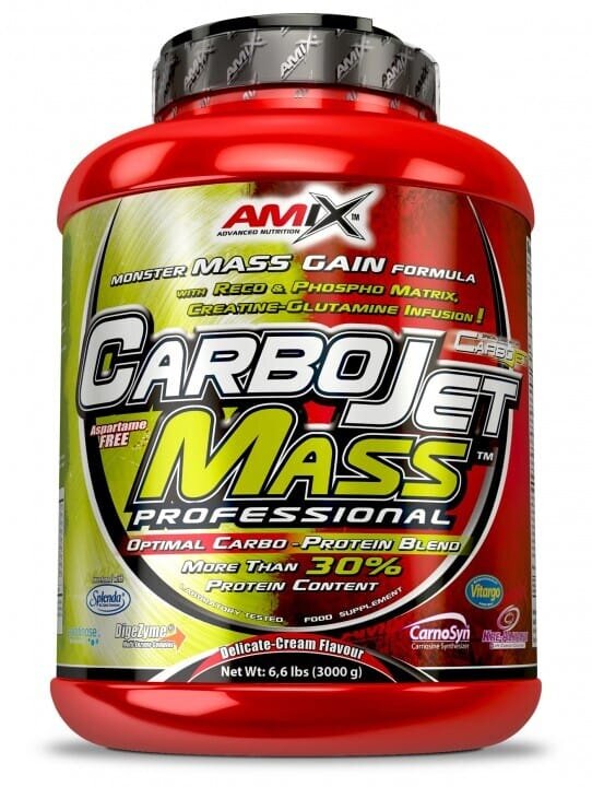 Гейнер Amix Nutrition CarboJet Gain Mass Professional полуниця-банан, 3000 г