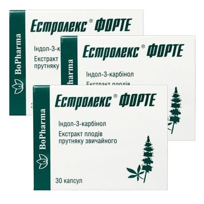 Естролекс Форте капсули №90 (30х3)