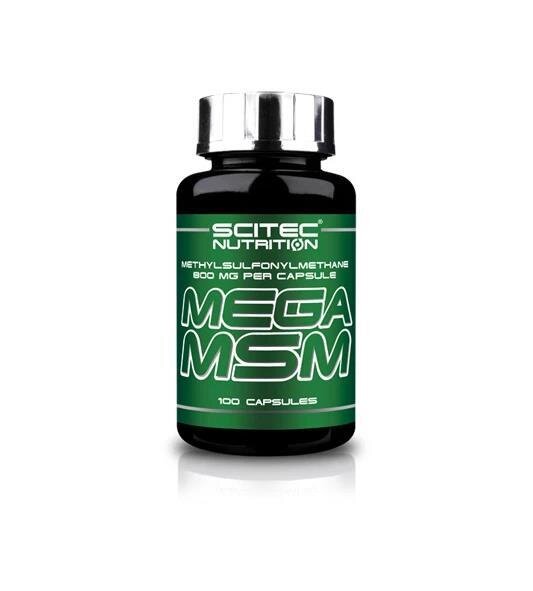 Метилсульфонілметан Scitec Nutrition Mega MSM, 100 капсул