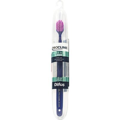 Зубна щітка Difas Pro-Clinic Ultra Soft 5100, ультрам'яка у дорожньому кейсі, 1 штука