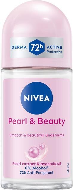 Дезодорант-антиперспірант кульковий Nivea Pearl & Beauty Перлина краса 48h (83735), 50 мл