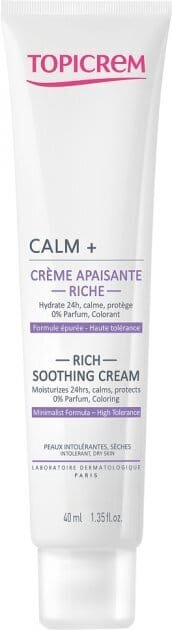 Крем для обличчя Topicrem Calm+ насичений заспокійливий, 40 мл