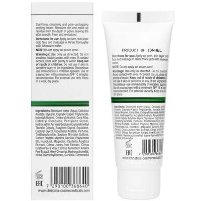 Скраб для обличчя Christina Line Repair Nutrient Wood Pulp Scrub з деревною целюлозою, 75 мл