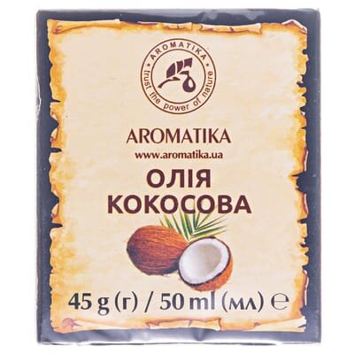 Олія рослинна Ароматика Кокосова, 50 мл (45 г)