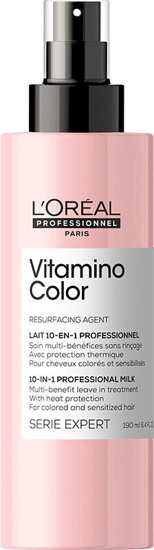 Cпрей-догляд L’Oreal Professionnel Vitamino Color 10-в-1 багатофункціональний для всіх типів фарбованого волосся, 190 мл
