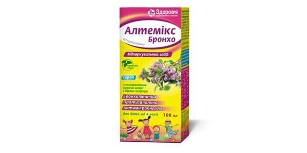 Алтемікс бронхо сироп по 100 мл у флак.