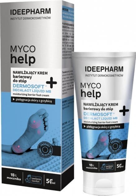 Крем для ніг Ideepharm Myco Help зволожуючий захисний, 50 мл