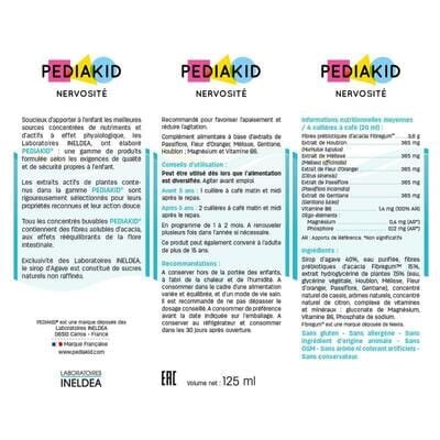 Педіакід PEDIAKID Nervosite сироп для зняття підвищеній збудливості і нервозності, 125 мл