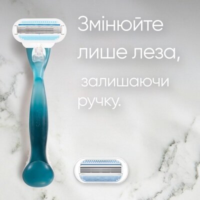 Набір Venus 3 Smooth станок (бритва) + змінні картриджі (леза) 3 шт