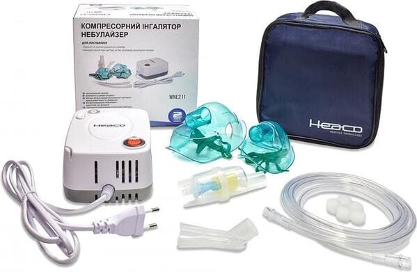 Інгалятор (небулайзер) Heaco WNE211 компресорний
