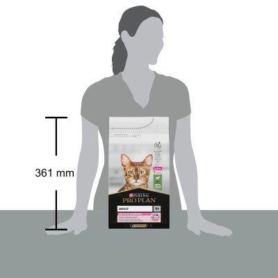 Корм сухий для дорослих котів Purina Pro Plan Delicate Adult зі смаком ягняти, 1,5 кг