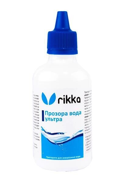 Ультра прозора вода Rikka проти каламуті для акваріумної води, 100 мл
