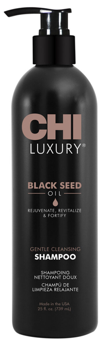 Шампунь CHI Luxury Black Seed Oil Gentle Cleansing для волосся очищуючий з маслом чорного кмину, 739 мл
