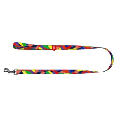 Повідець Collar WAUDOG Nylon малюнок Вітраж, ширина 15 мм довжина 122 см