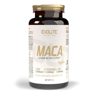 Мака Evolite Nutrition Maca 500 мг, 100 веганських капсул