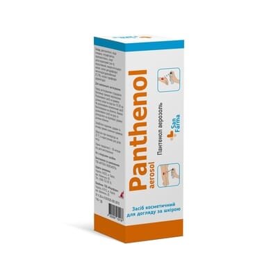 Пантенол San Farma аерозоль по 116 г у флак.