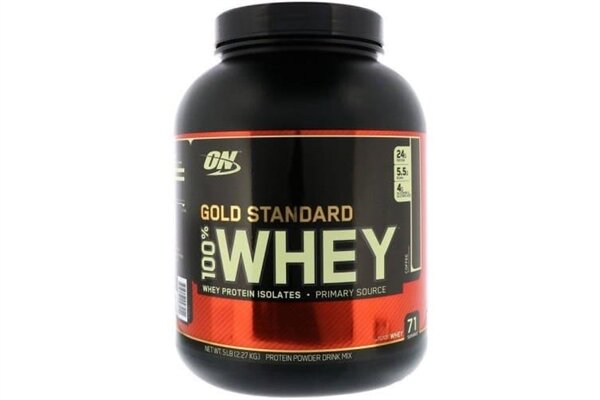 Протеїн Optimum Nutrition Gold Standard 100% Whey, кава, 2,27 кг