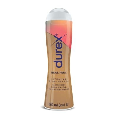 Інтимний гель-змазка Durex Real Feel для анального сексу (лубрикант), 50 мл