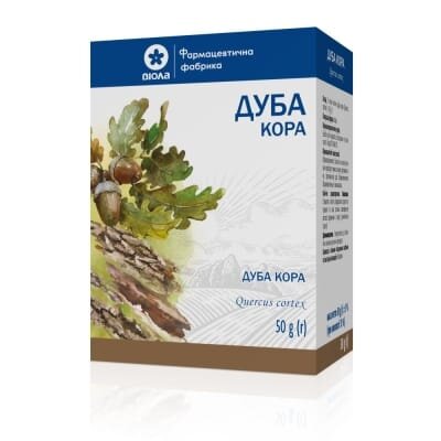 Дуба кора по 50 г у пач. з внут. пак.