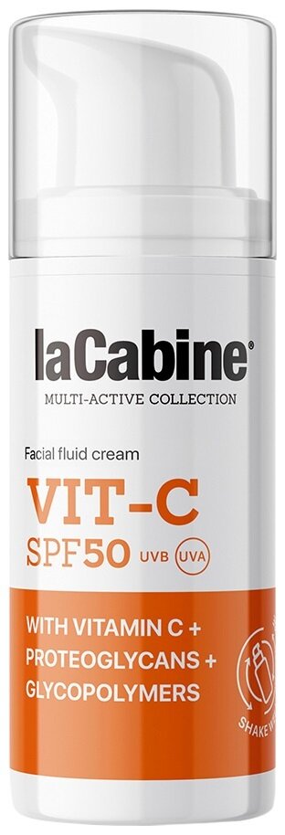 Крем-флюїд для обличчя La Cabine Vit-C з вітаміном С SPF50, 30 мл