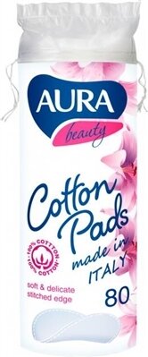 Ватні диски Aura Beauty, 80 штук
