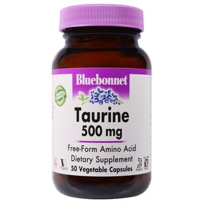 Таурін 500 мг Bluebonnet Nutrition капсули №50