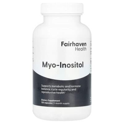 Міо-інозитол Fairhaven Health Myo-Inositol для жінок і чоловіків, 120 капсул