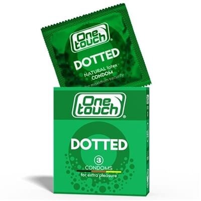 Презервативи One Touch Dotted з точковою структурою, 3 штуки