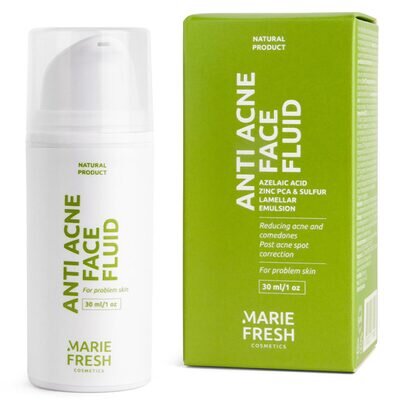 Крем-флюїд для обличчя Marie Fresh для проблемної шкіри антиакне, 30 мл
