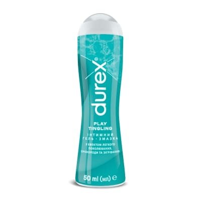 Інтимний гель-змазка Durex Play Tingling легке поколювання, прохолода та зігрівання (лубрикант), 50 мл