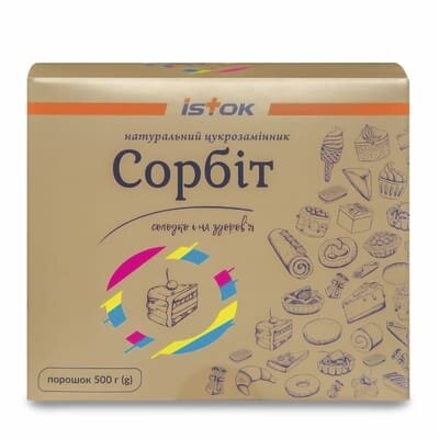 Сорбіт (Sorbitol) натуральний цукрозамінник порошок, 500 г