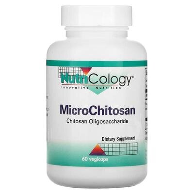 Мікрохітозан Nutricology MicroChitosan для схуднення, 60 капсул