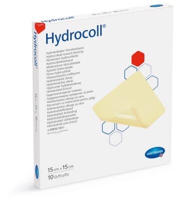 Пов'язка гідроколоїдна Hydrocoll 15 см х 15 см, 10 штук