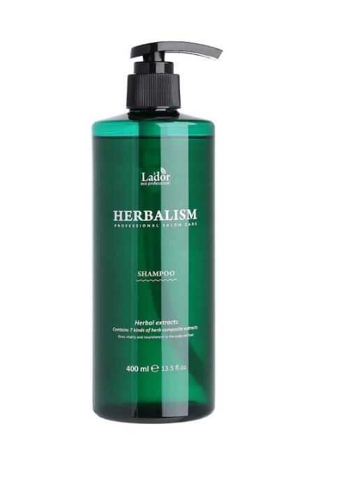 Шампунь Lador Herbalism Shampoo на основі трав'яних екстрактів, 400 мл