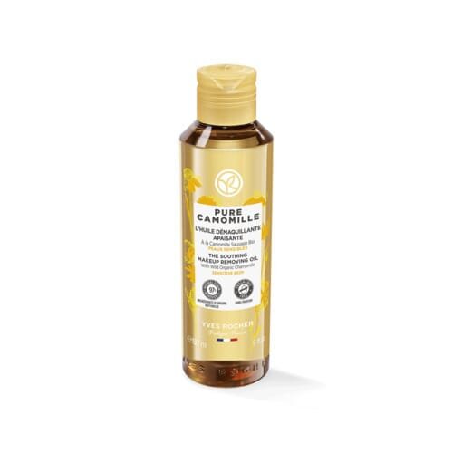 Олія для демакіяжу Yves Rocher Pure Camomille з Ромашкою для чутливої шкіри, 150 мл