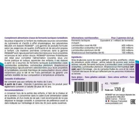 Педіакід PEDIAKID Gommes Probiotic Ведмежуйки Пробіотики жувальні пастилки №60
