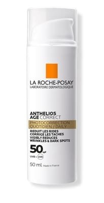 Засіб сонцезахисний La Roche-Posay Anthelios Age Correct проти зморшок і пігментації для чутливої шкіри, SPF50, 50 мл