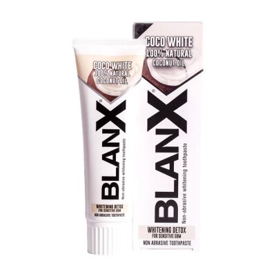 Зубна паста BlanX Coco White відбілююча, 75 мл