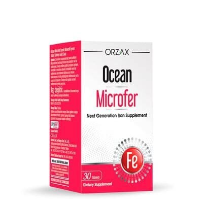 Залізо Orzax Ocean Microfer, 30 таблеток