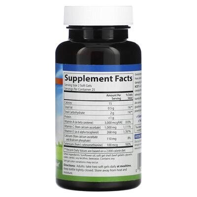 Вітамінно-мінеральний комплекс Carlson Labs Aces + selenium, 50 гелевих капсул