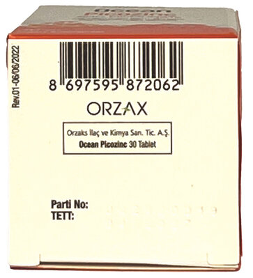 Цинк піколінат Orzax Ocean Picozinc, 30 таблеток