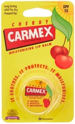 Бальзам для губ Carmex SPF15 зі смаком Вишні, баночка, 7.5 г