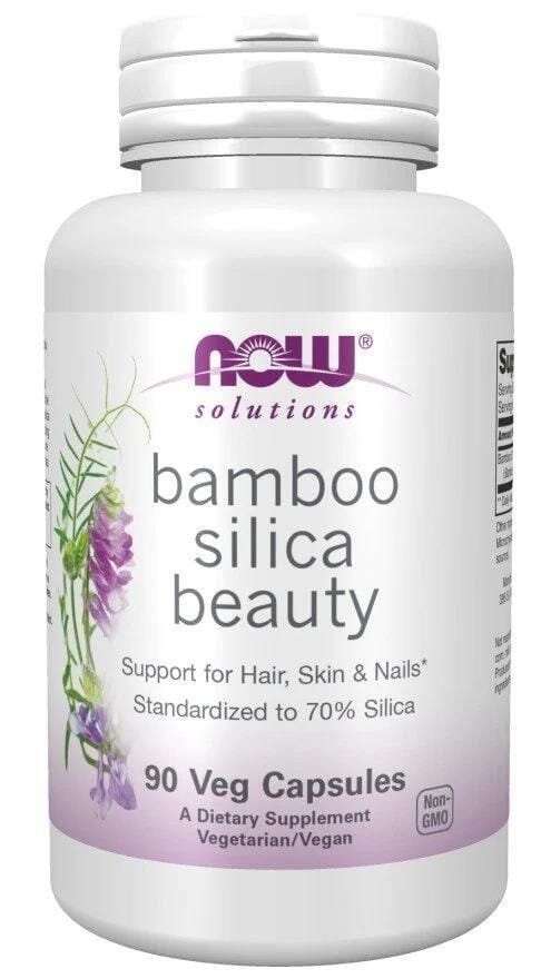 Бамбуковий кремній NOW Solutions Bamboo Silica Beauty вег. капсули №90