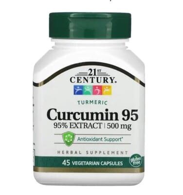 Комплекс з куркумою 21st Century Turmeric Complex 500 мг, 60 вегетаріанських капсул