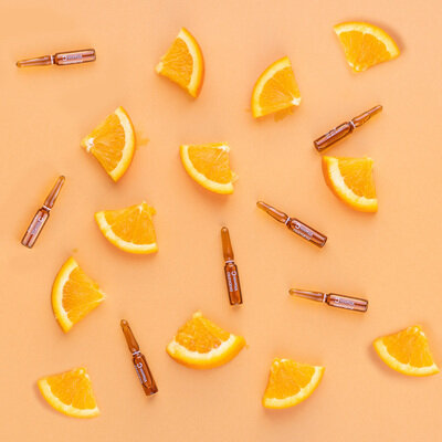 Сироватка для обличчя Babaria Vitamin C в ампулах антиоксидантна з вітаміном С, 5 шт х 2 мл