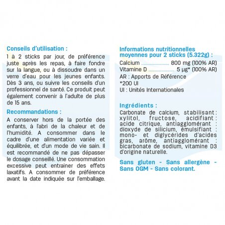 Педіакід PEDIAKID Calcium C+ Кальцій С + для росту та зміцнення кісток і зубів порошок №14 у стіках