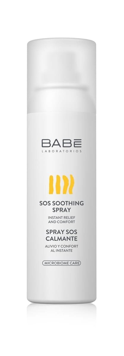 Спрей Babe Laboratorios SOS заспокійливий для подразненої та атопічної шкіри, 125 мл